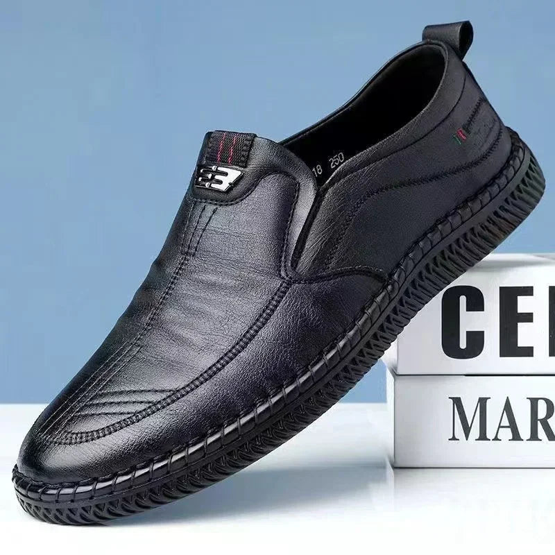 Mocassim masculino couro casual - SoftComfort