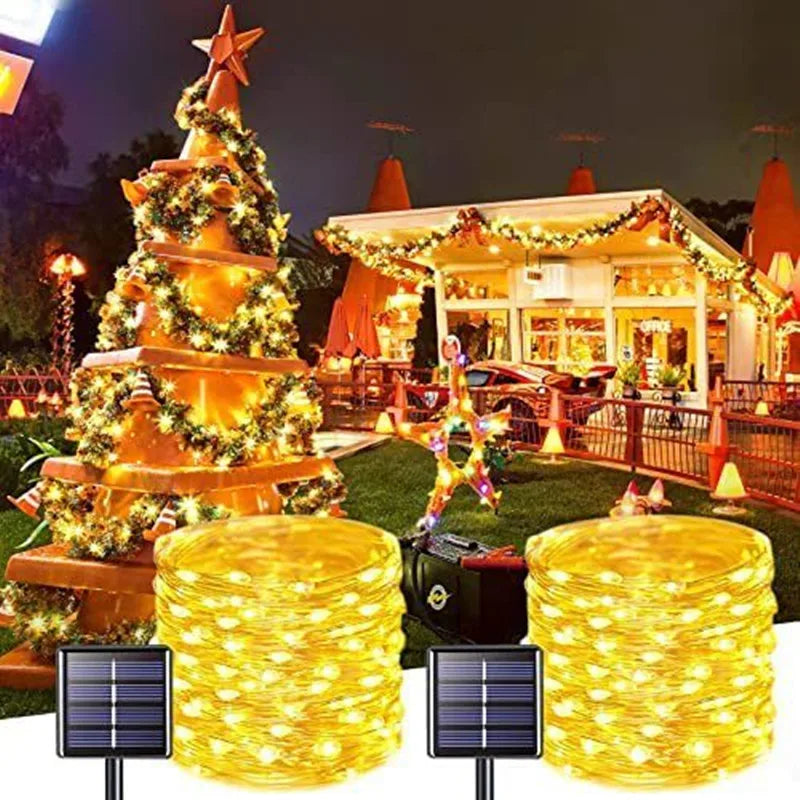 Pisca Led Solar para o Natal