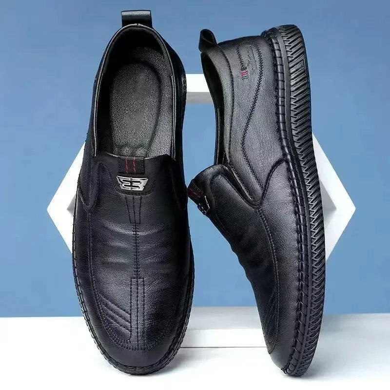 Mocassim masculino couro casual - SoftComfort